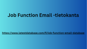 Job Function Email -tietokanta