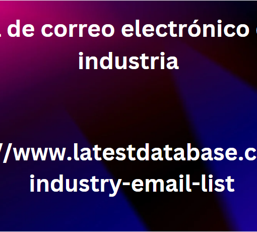 Lista de correo electrónico de la industria