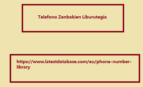 Telefono Zenbakien Liburutegia