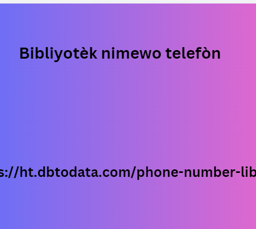 Bibliyotèk nimewo telefòn